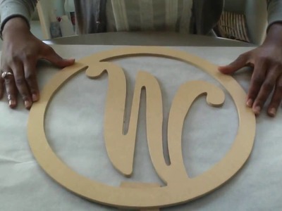 Painting Wood Letters with Viva Decor Inka Gold
