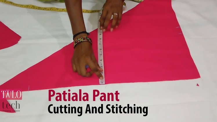 Patiala Pant Cutting And Stitching Chudidar Patiala Pant Tailoring Classes For Beginners