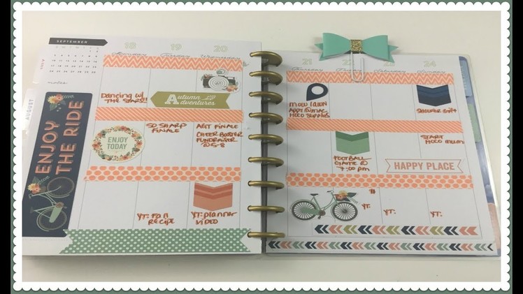 PLAN WITH ME | DOLLAR TREE STICKERS | Monthly + Weekly