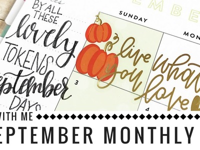 Plan with Me: September Monthly | by Rochelle