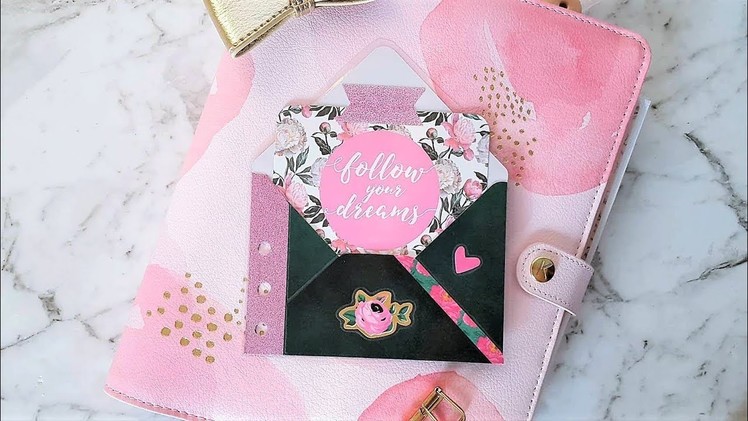 Pretty Your Planner! | Making a Laminated Envelope Planner Pocket