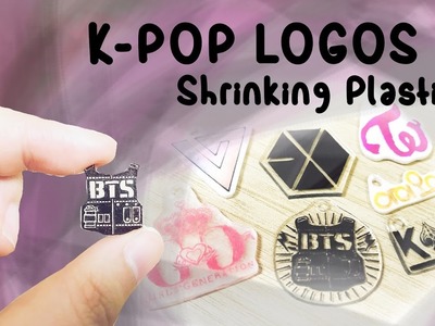 [Shrinking Plastic] Make Your Favourite K-POP Logo into an Accessory! (GG, BTS, K.A.R.D. etc. )