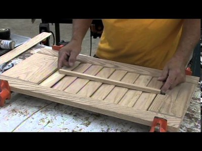 Sommerfeld's Tools for Wood - Window Shutter Set Made Easy with Marc Sommerfeld - Part 2