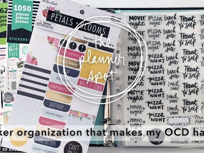 Sticker Organization that Makes My OCD Happy :)