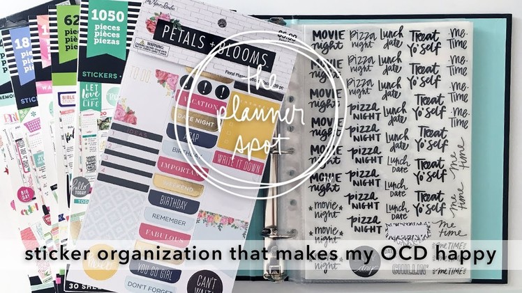 Sticker Organization that Makes My OCD Happy :)