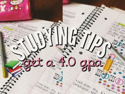STUDYING AND NOTE TAKING TIPS | HOW TO GET A 4.0 GPA