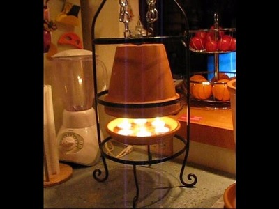 Terracotta Candle Heater