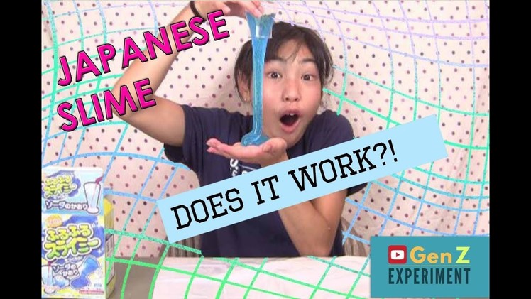 Testing Japanese slime kit! No Borax or Glue! | Gen Z Experiment