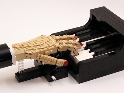 The Pianist - LEGO Piano Player Kinetic Sculpture