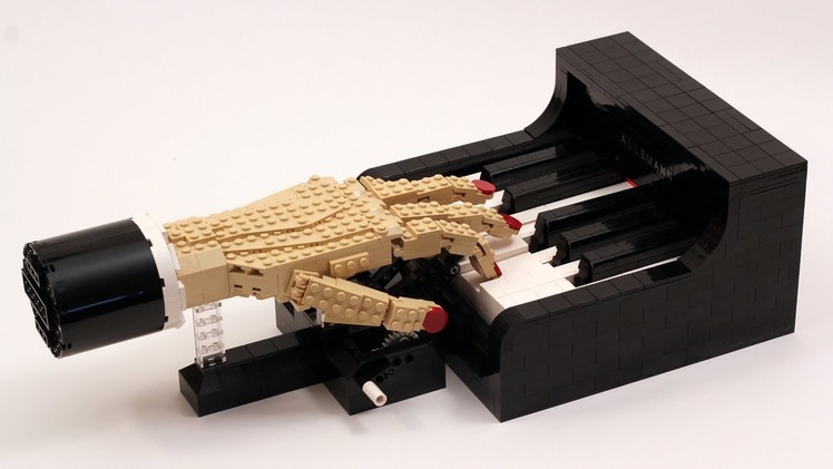 The Pianist - LEGO Piano Player Kinetic Sculpture