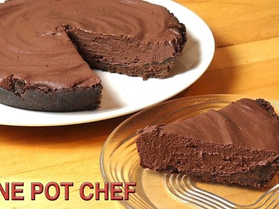 Ultimate No Bake Chocolate Pie | One Pot Chef