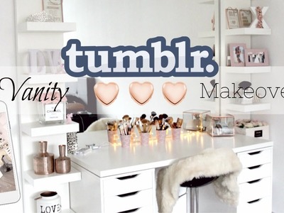 Vanity Tour Ideas.Makeover.Organisation | Rose Gold | Demiana Acis