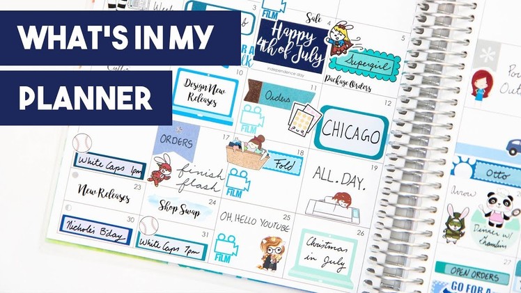What's In My Planner | September 2017