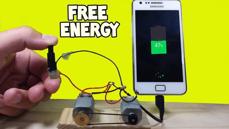 You Can Charge Your Mobile Using Piezo Igniter - Free Energy