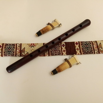 Armenian DUDUK PRO Musical Instrument from Apricot Wood, 2 Reeds, National Case, Playing Instruction