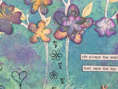Art Journal Prompts Week 16 - Step Into Spring (Using Distress Oxides)
