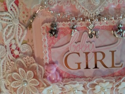 Baby Girl 8x10 Mini Album & Matching Box for Nit Wit Collections