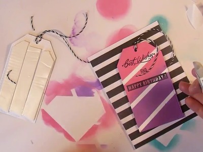 Card making|| Tag on a card