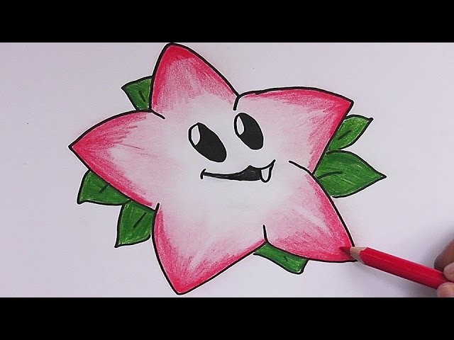 Como dibujar a Carambola (Plantas vs Zombies 2) - How to draw Carambola
