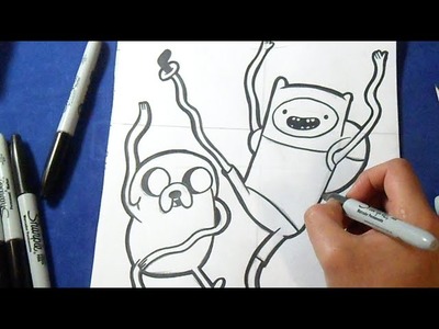 Cómo dibujar a Finn y Jake "Hora de Aventura" | How to draw Adventure Time
