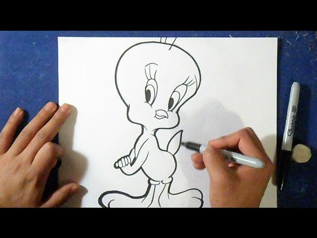 Cómo Dibujar A Piolin 5 How To Draw Tweety 3506