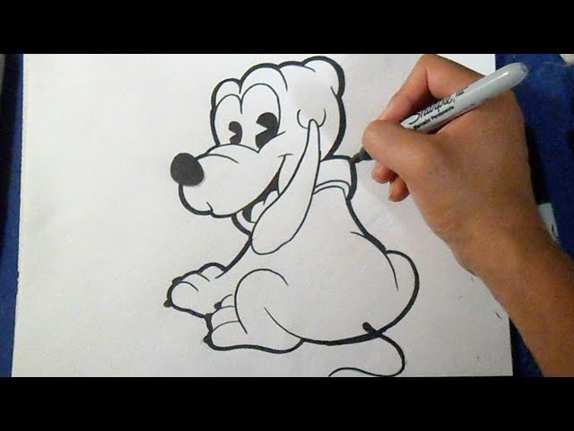 Como Dibujar A Pluto Baby 2 How To Draw Pluto