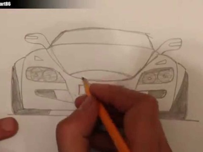 Como dibujar un carro paso a paso