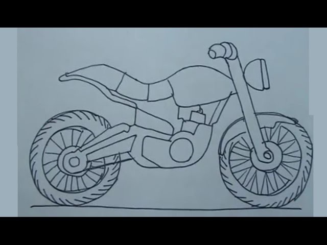 Dibuja motocicletas paso a paso 1.7 - How to draw motocycles