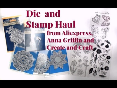 Die and Stamp Haul from Aliexpress, HSN and Tattered Lace