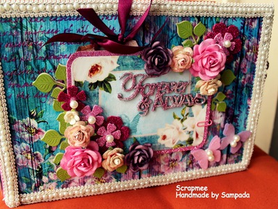 Forever & Always | Romantic.Love Scrapbook Album | Using Bob n Betty papers | *SOLD*