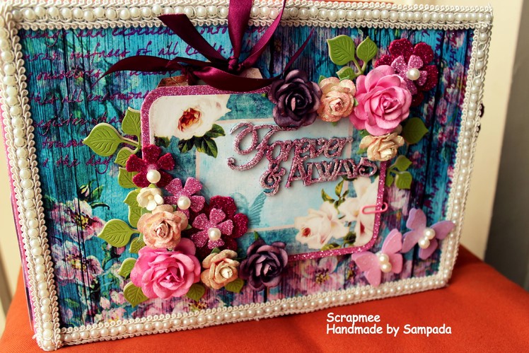 Forever & Always | Romantic.Love Scrapbook Album | Using Bob n Betty papers | *SOLD*