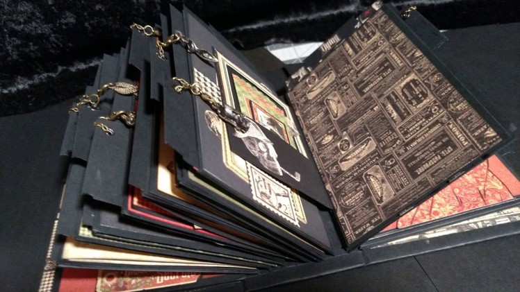 Graphic 45 Master Detective 221B Baker Street Mini Album & Stand