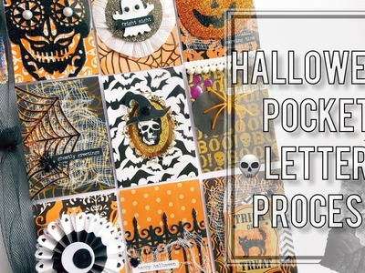 Halloween Pocket Letter Process : BOO ????????