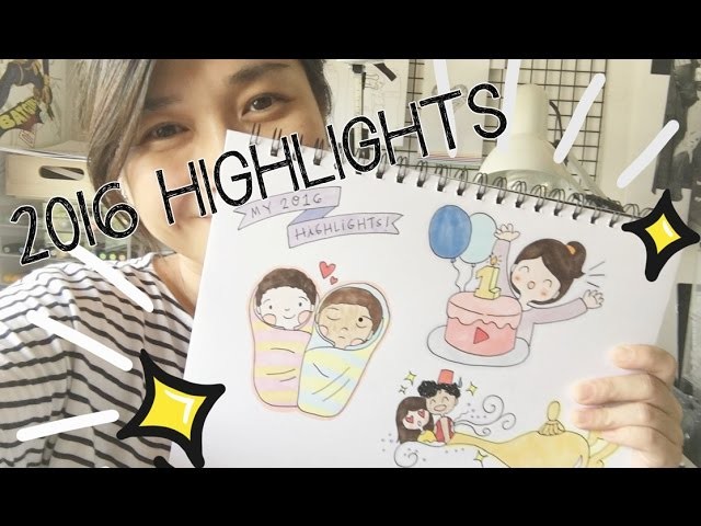 Happy New Year | My 2016 Highlights in Doodles!