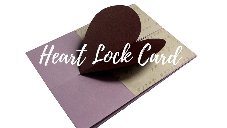 Heart Lock Accordion Card | Easy Card idea for Thanksgiving | Easy craft ideas