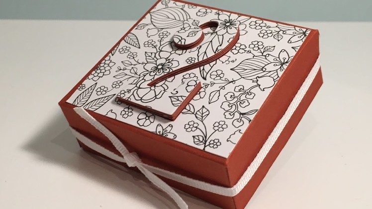 Hidden Inside the Lines Gift Box - Video Tutorial with Stampin' Up products