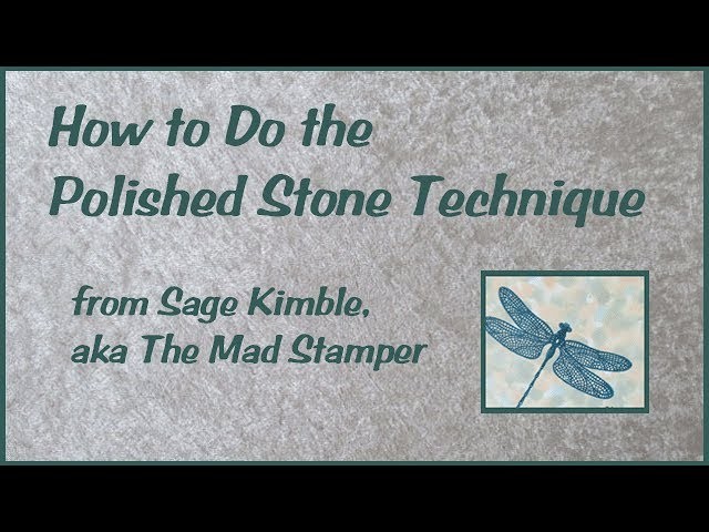 How to Do the Polished Stone Technique