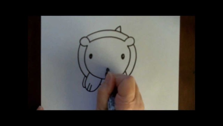 How to Draw a Bear Baby Cartoon Simple Drawing Tutorial for Kids Doodleacademy