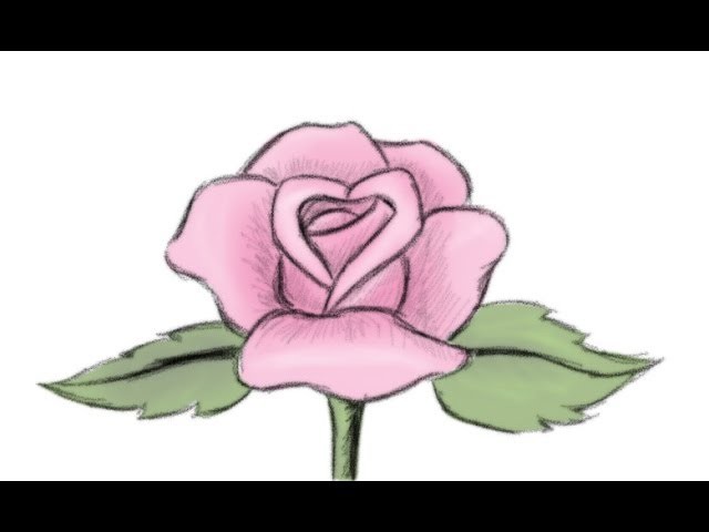 How to Draw a Beautiful Rose Flower | YZArts | YZArts
