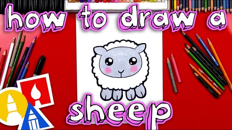How To Draw A Cartoon Sheep