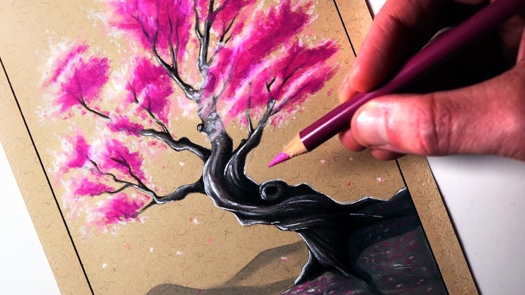 How to Draw a Cherry Tree