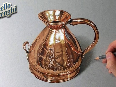 How to draw a copper jug