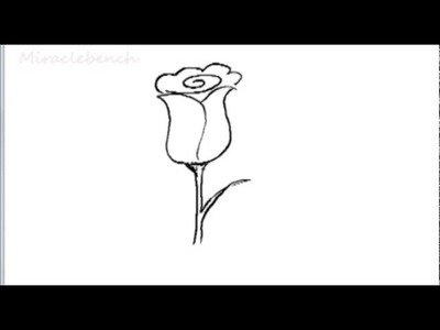 How To Draw a Rose for Kids (Very Easy For Kids)