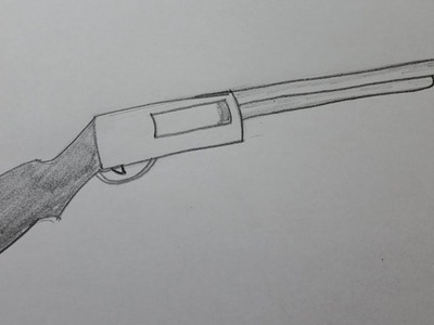 How to draw a shotgun