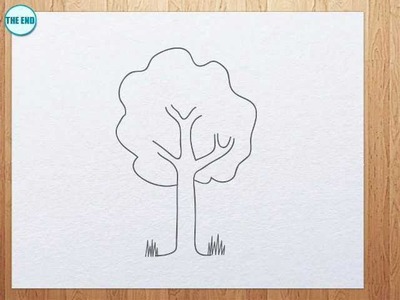 How to draw a tree for kids