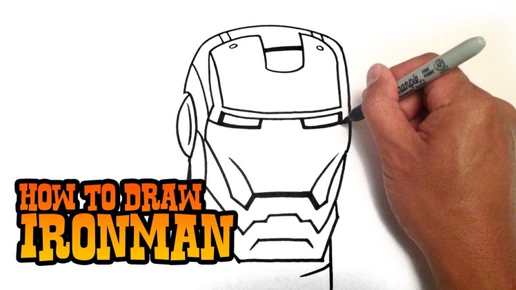 How to Draw Ironman - Step by Step Video