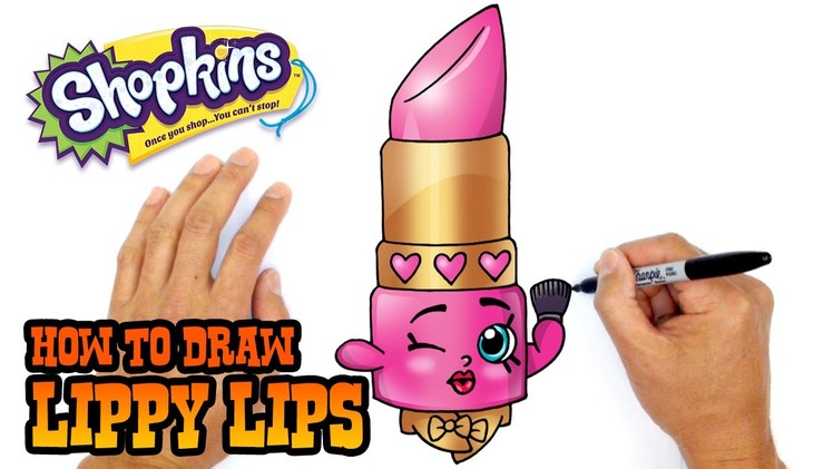How to Draw Lippy LIps | Shopkins