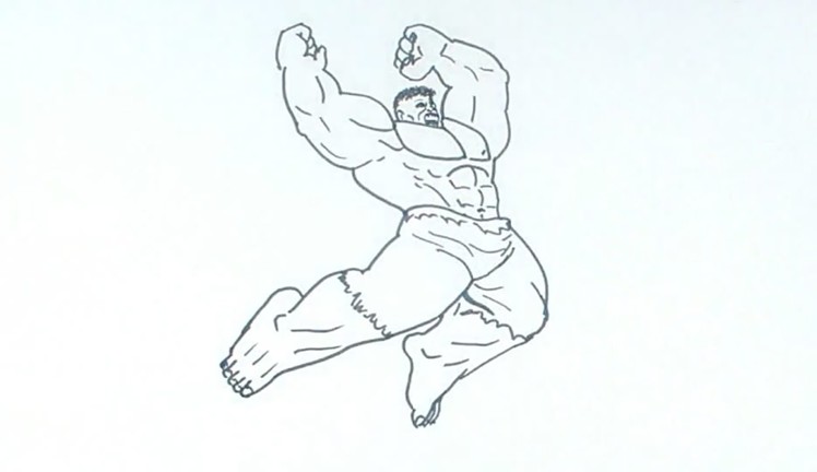 How to Draw the Hulk