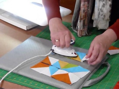 How to make a Balkan Puzzle block using 2 1.2" squares - Quilting Tips & Techniques 151