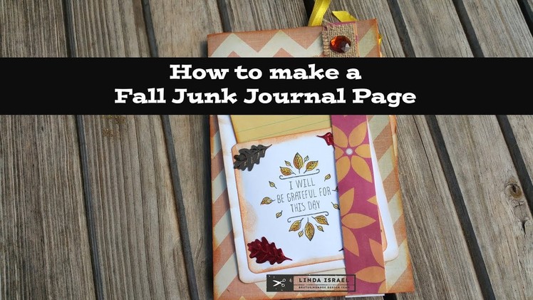 How to make a Fall Junk Journal Page